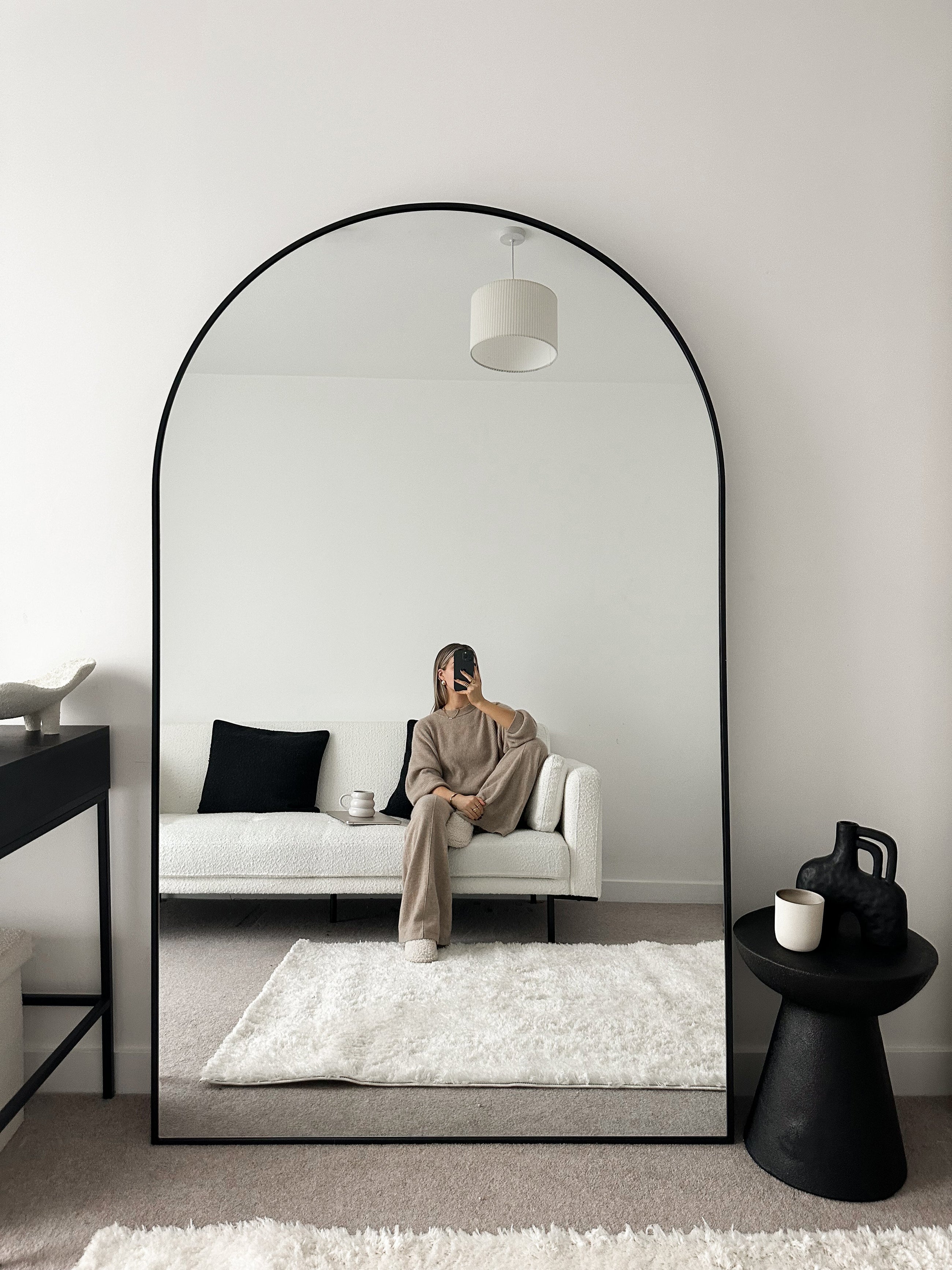 Black Arched Mirrors