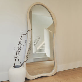 Arcurva - Large Full Length Concrete Irregular Mirror 172cm x 72cm