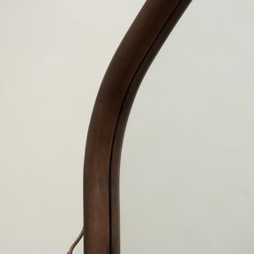 Detail shot of Extra Large Full Length Natural Organic Irregular Wooden Mirror curve