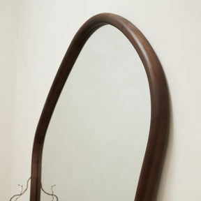 Extra Large Full Length Natural Organic Irregular Wooden Mirror irregular arch