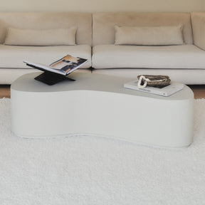 Arlo - Minimal Concrete Large Irregular Shaped Coffee Table