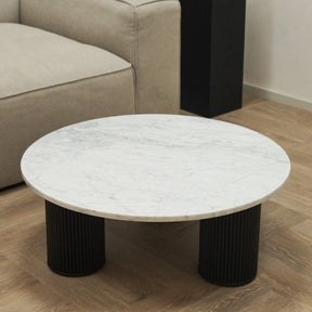 Marble Round Large Coffee Table in living room