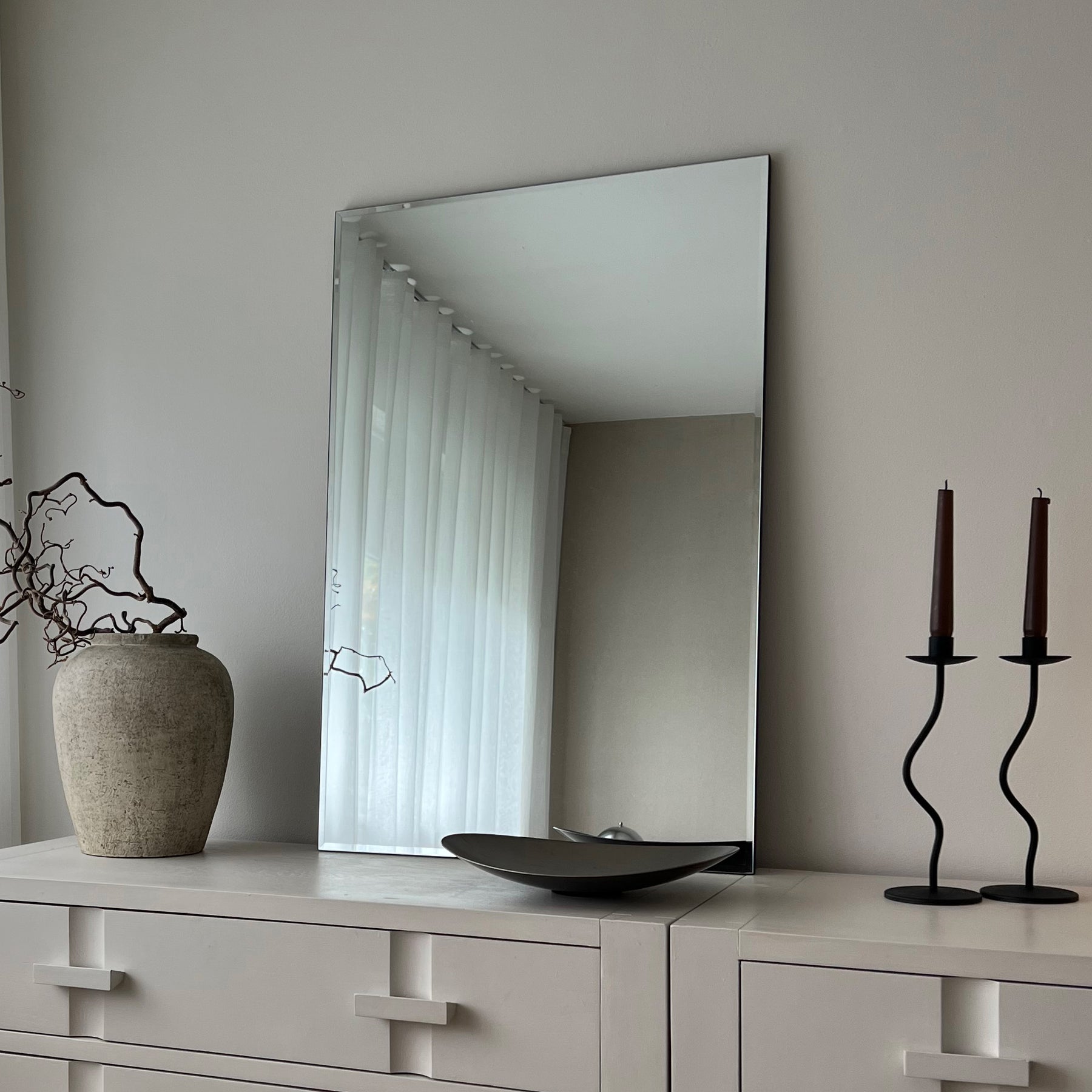 Edge - Frameless Rectangular Modern Mirror 90cm x 60cm