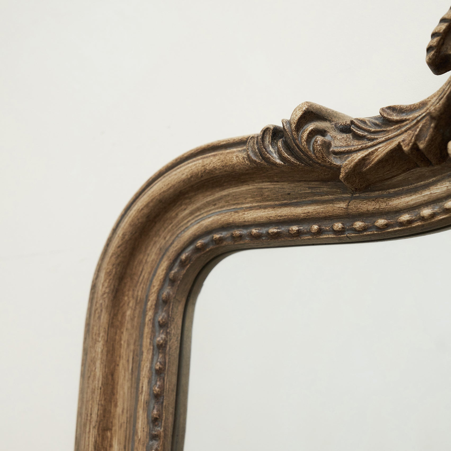 James - Washed Wood Full Length Arched Mirror 189cm x 80cm