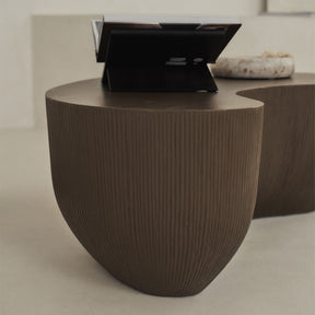 Leonardo - Minimal Mocha Shaped Coffee Table Large