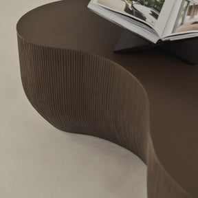 Leonardo - Minimal Mocha Shaped Coffee Table Large