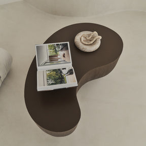 Leonardo - Minimal Mocha Shaped Coffee Table Large