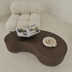 Leonardo - Minimal Mocha Shaped Coffee Table Large