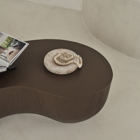 Leonardo - Minimal Mocha Shaped Coffee Table Large