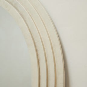 Luciana - Concrete Arched Overmantle Mirror 120cm x 100cm