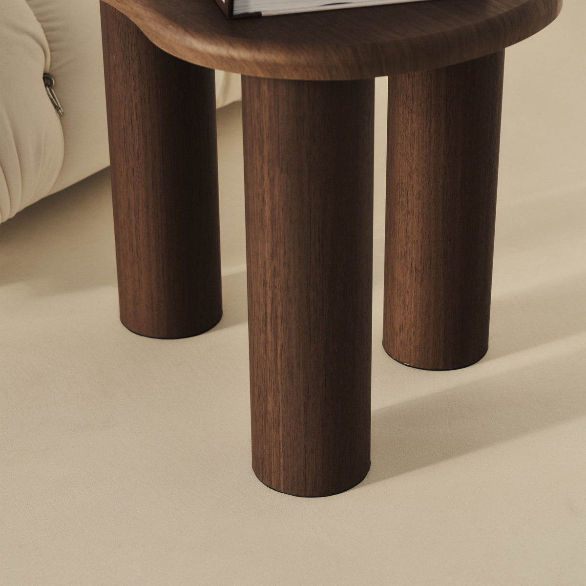 Savanna - Dark Wood Irregular Wooden Side Table