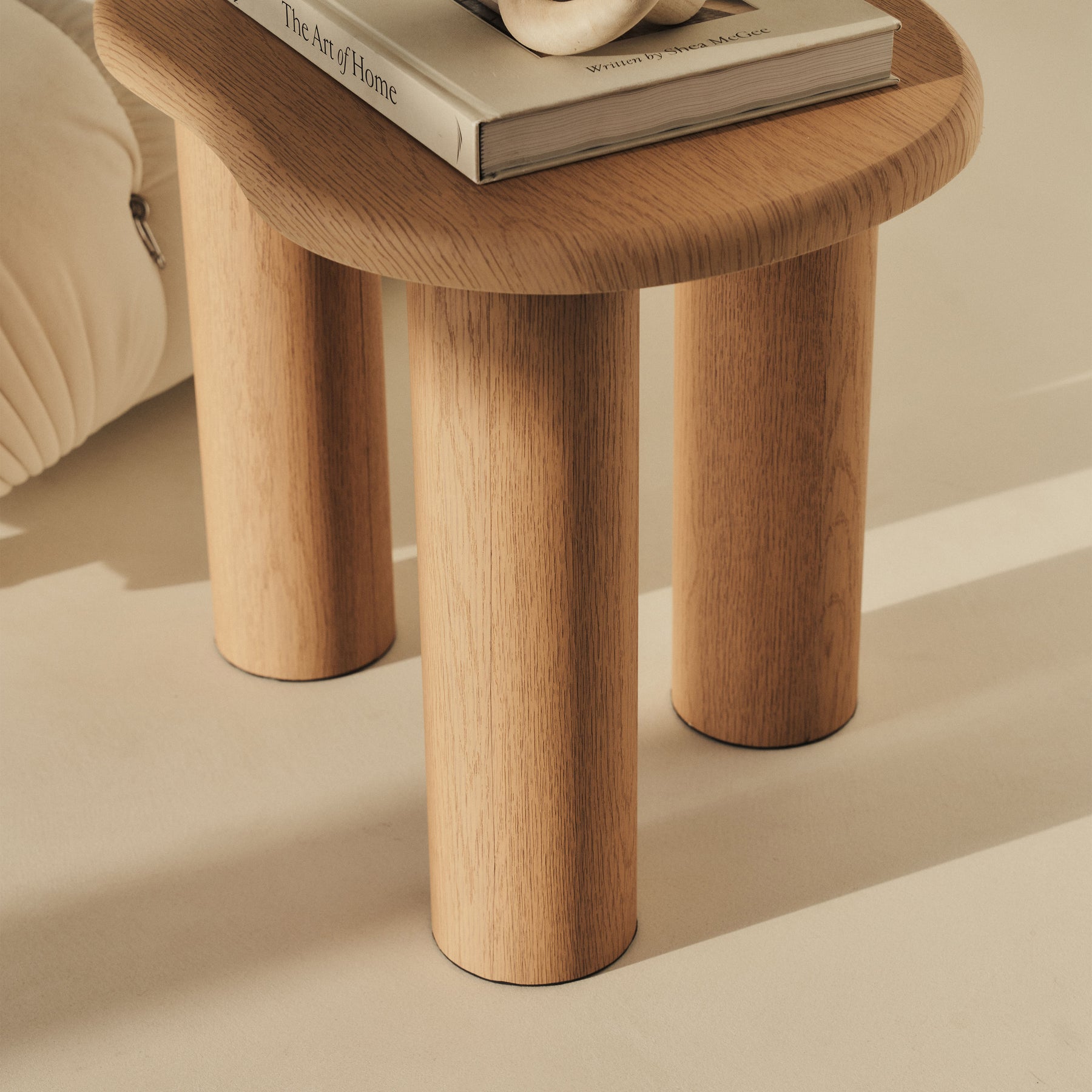 Savanna - Light Wood Irregular Wooden Side Table