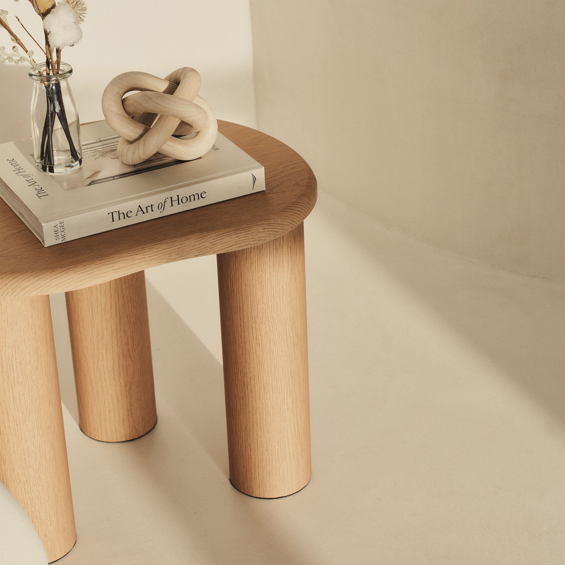 Savanna - Light Wood Irregular Wooden Side Table