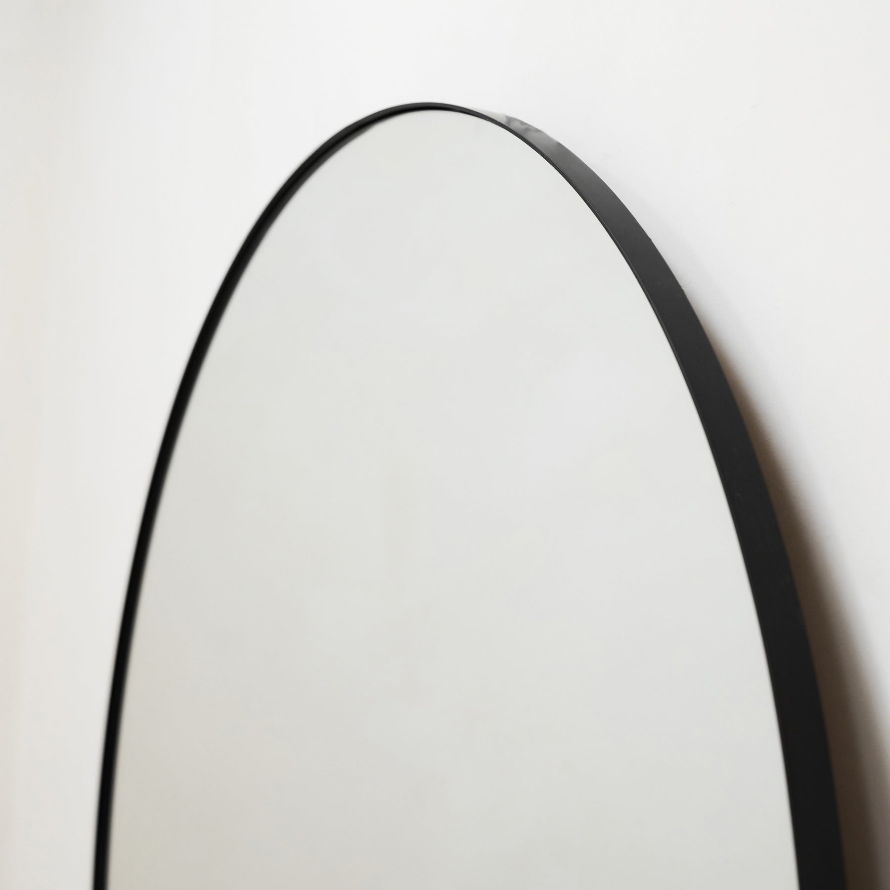 Theo - Black Round Metal Extra Large Wall Mirror 120cm x 120cm