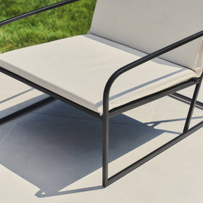 Detail shot of Sand Modern Rounded Garden Chair