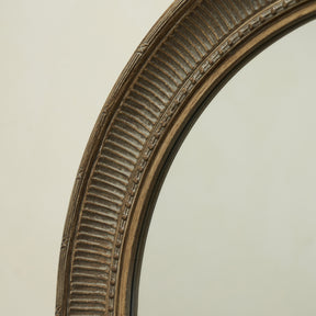 Antoine - Large Washed Wood Arched Mirror 110cm x 80cm