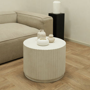 Massimo - Minimal Concrete Ribbed Coffee Table