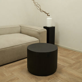 Massimo - Minimal Onyx Ribbed Coffee Table