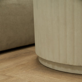 Massimo - Minimal Concrete Ribbed Coffee Table Large