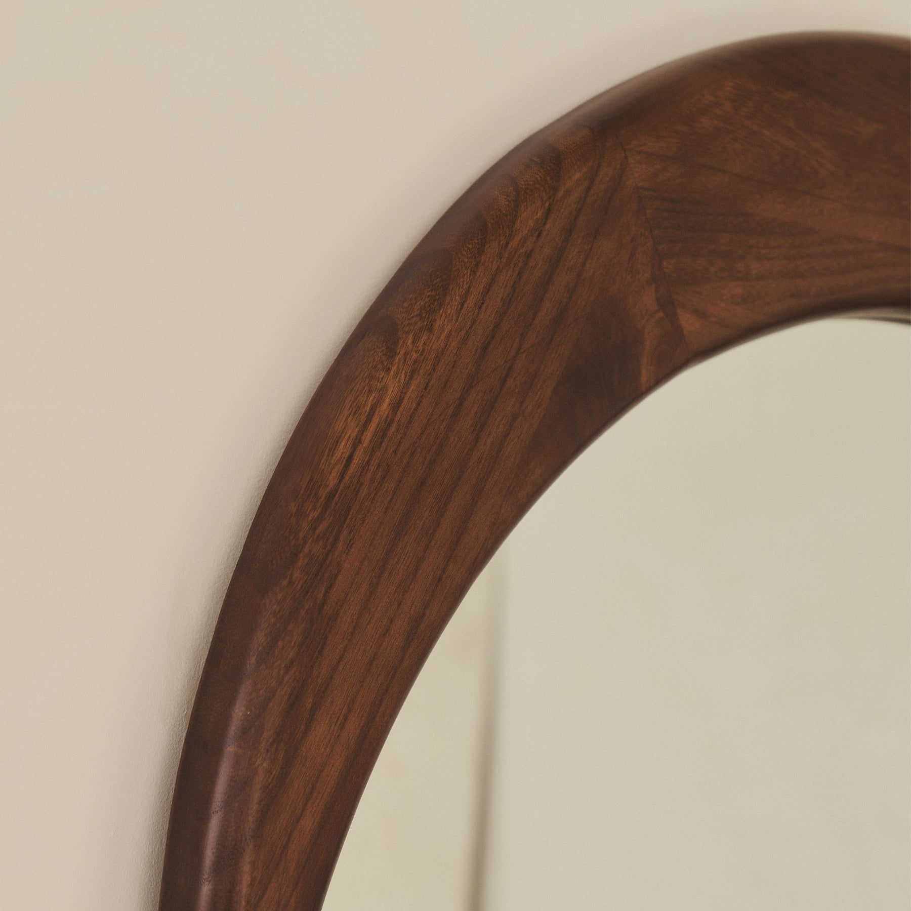 Lingotto - Extra Large Full Length Dark Wood Arched Mirror 190cm x 90cm