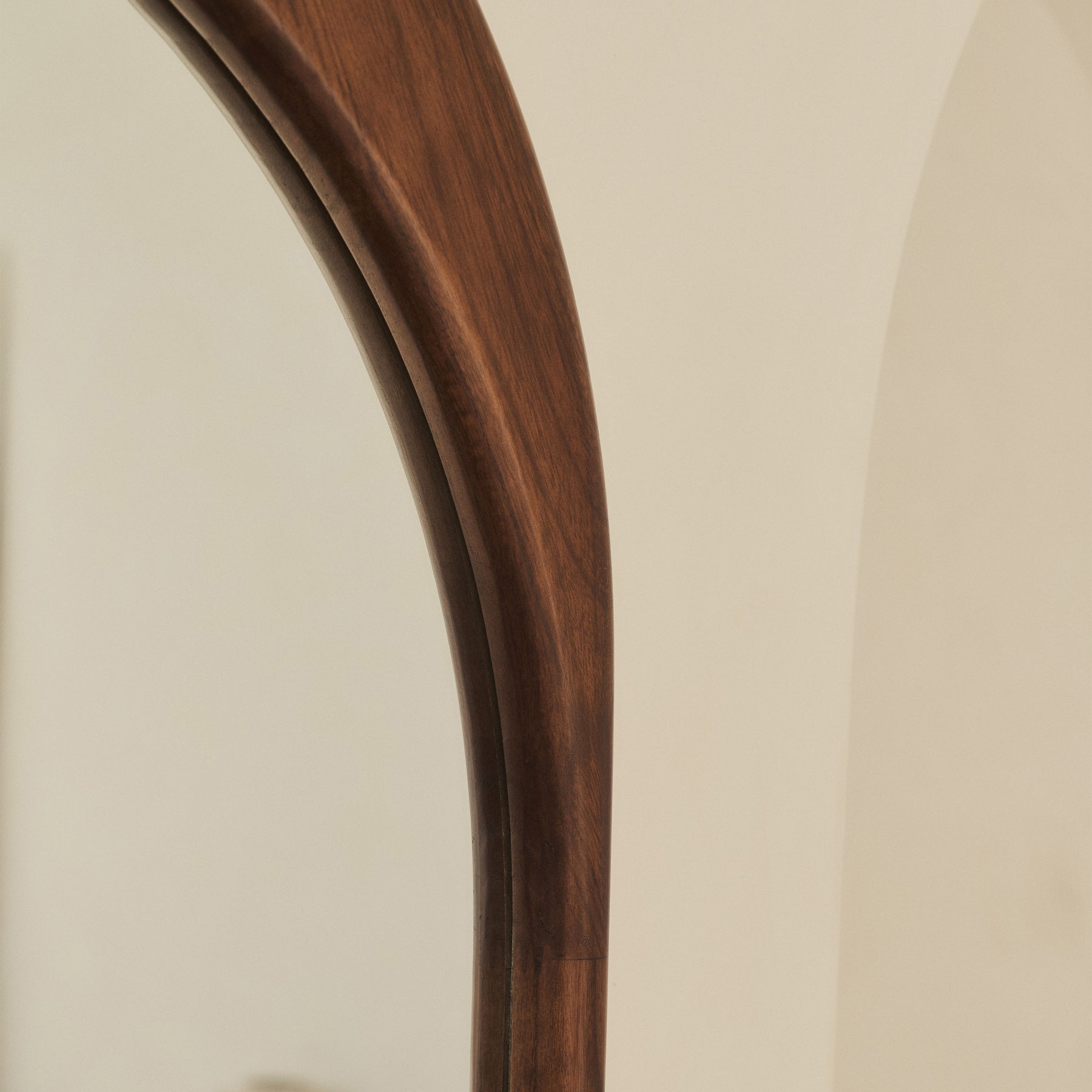 Lingotto - Extra Large Full Length Dark Wood Arched Mirror 190cm x 90cm