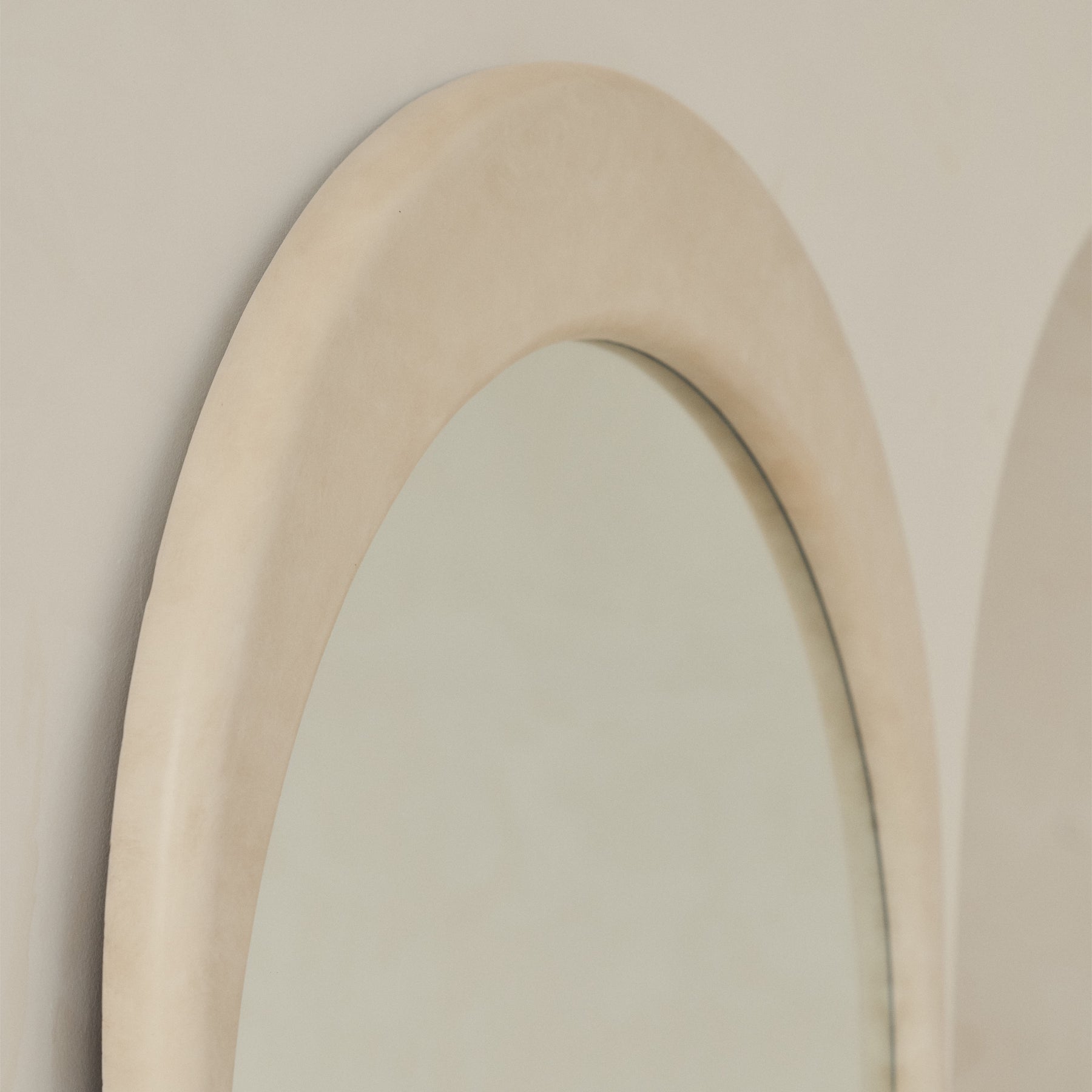 Lingotto - Extra Large Full Length Concrete Arched Mirror 190cm x 90cm