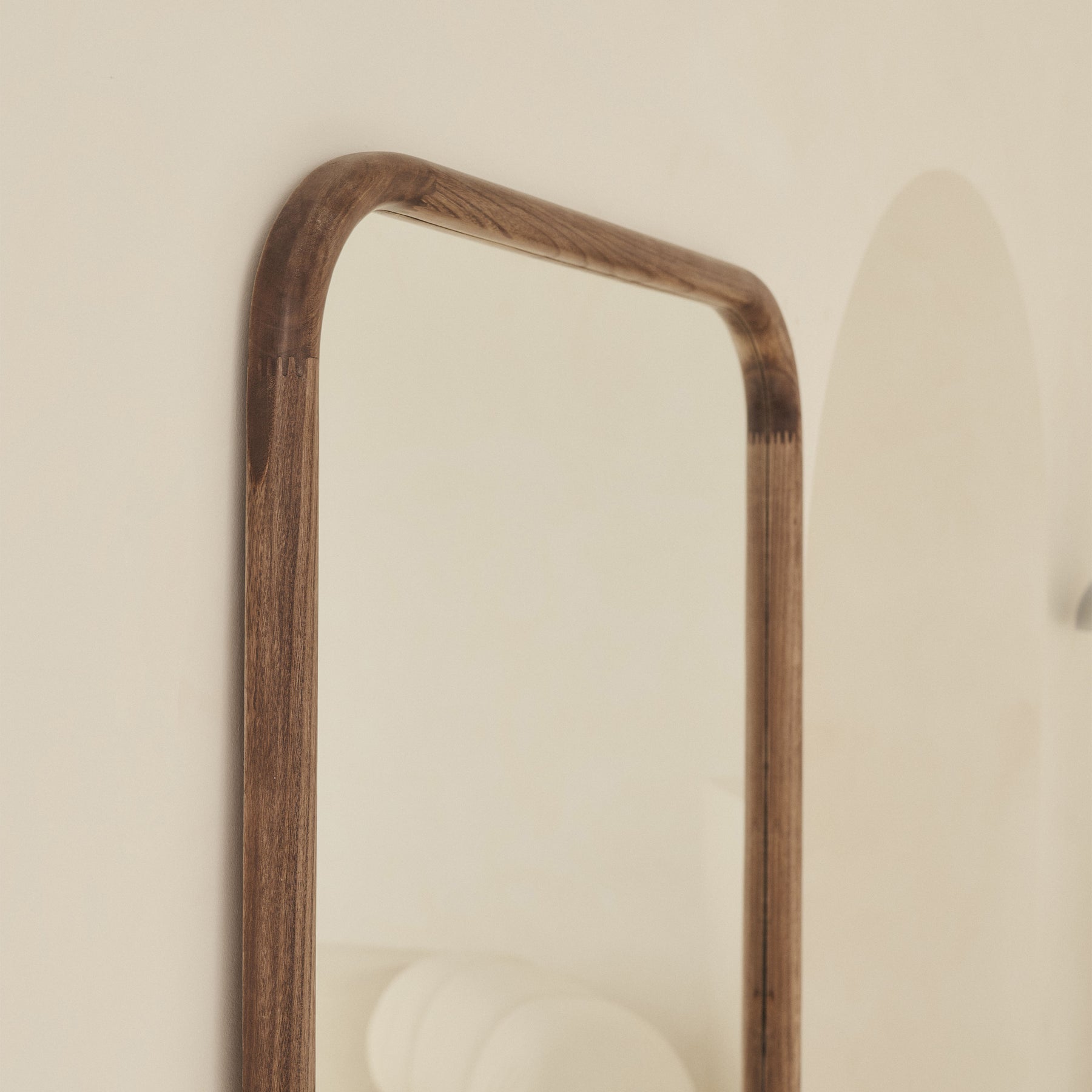 Amora - Large Full Length Rectangular Warm Wood Mirror 180cm x 90cm