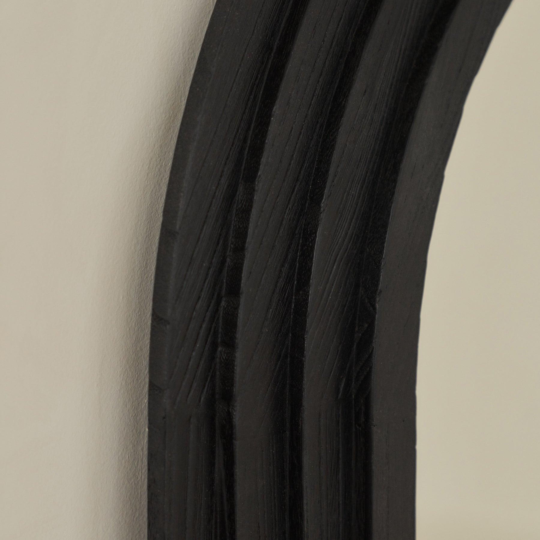 Luciana - Full Length Arched Charred Black Mirror 180cm x 80cm