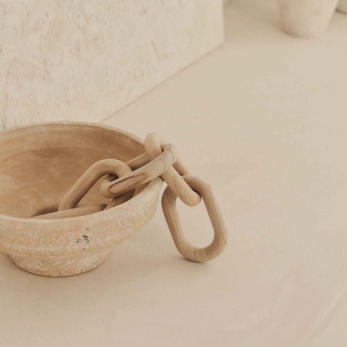 Toledo - Large Sand Textured Terracotta Bowl