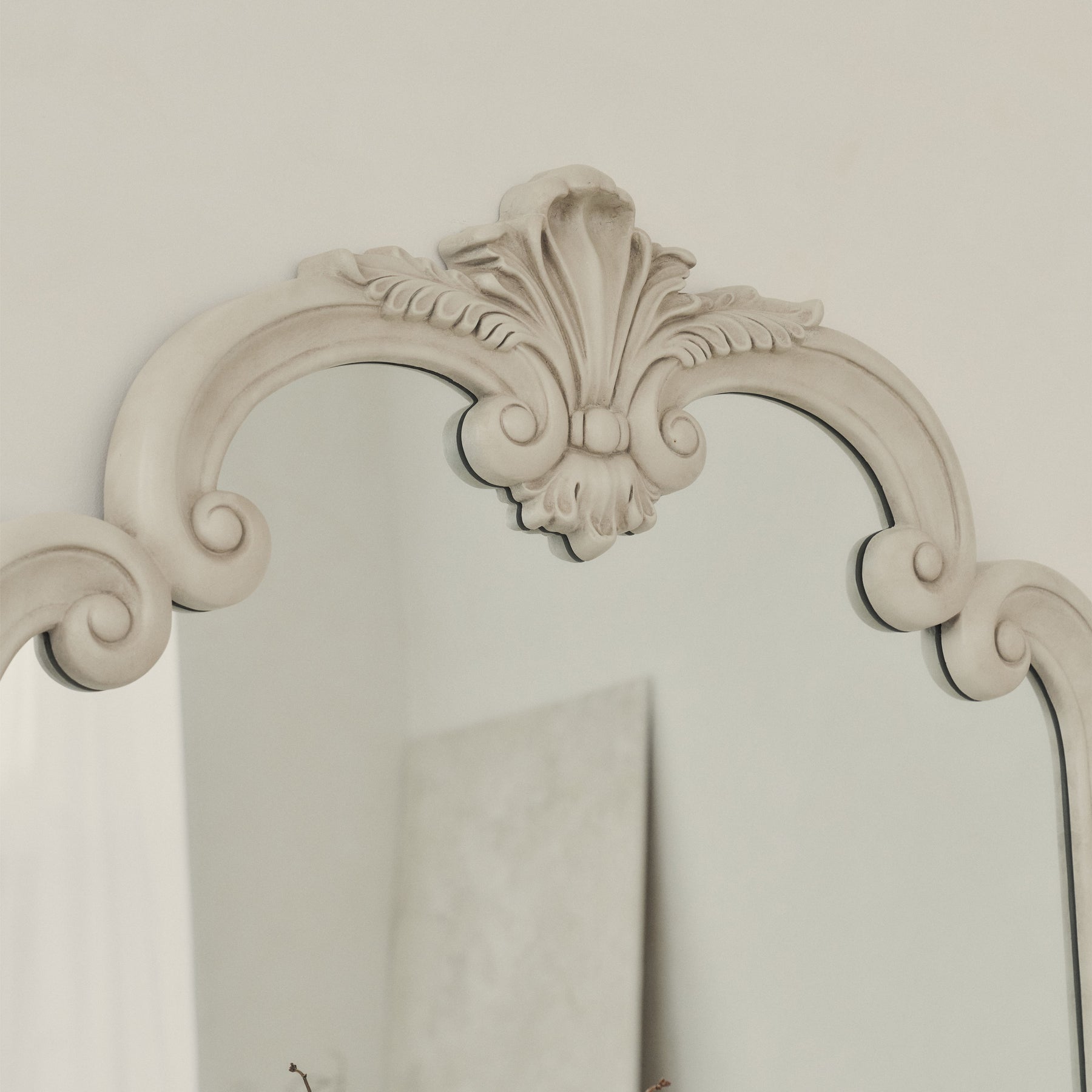 Pelazzo - Full Length Extra Large Concrete Ornate Mirror 185cm x 104cm