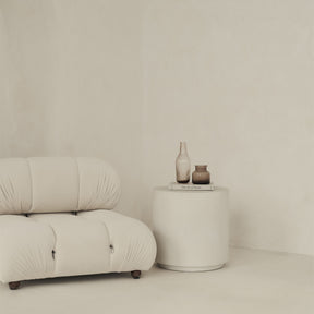 Angelo - Minimal Concrete Round Side Table