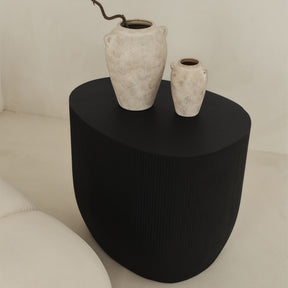 Leonardo - Minimal Onyx Irregular Shaped Side Table