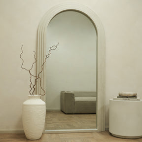 Luciana - Full Length Arched Concrete Mirror 200cm x 104cm