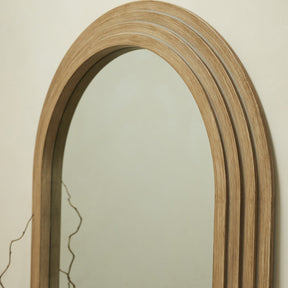 Luciana - Full Length Arched Washed Wood Mirror 200cm x 104cm