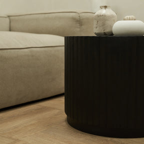 Massimo - Minimal Onyx Ribbed Coffee Table