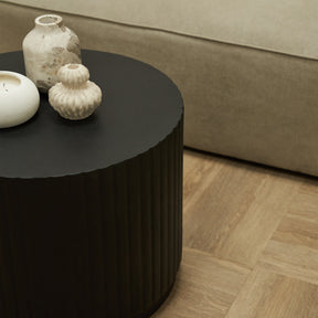 Massimo - Minimal Onyx Ribbed Coffee Table