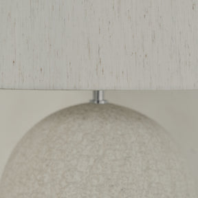 Corsica - Large Stone Ceramic Drum Shade Table Lamp