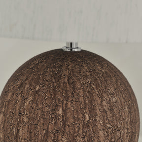 Corsica - Brown Ceramic Drum Shade Table Lamp