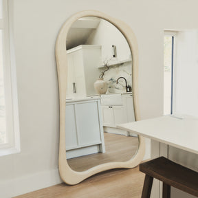 Arcurva - Extra Large Full Length Concrete Irregular Mirror 190cm x 120cm