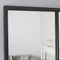 Large Black Industrial Metal Window Wall Mirror 120cmx80cm - Brooklyn