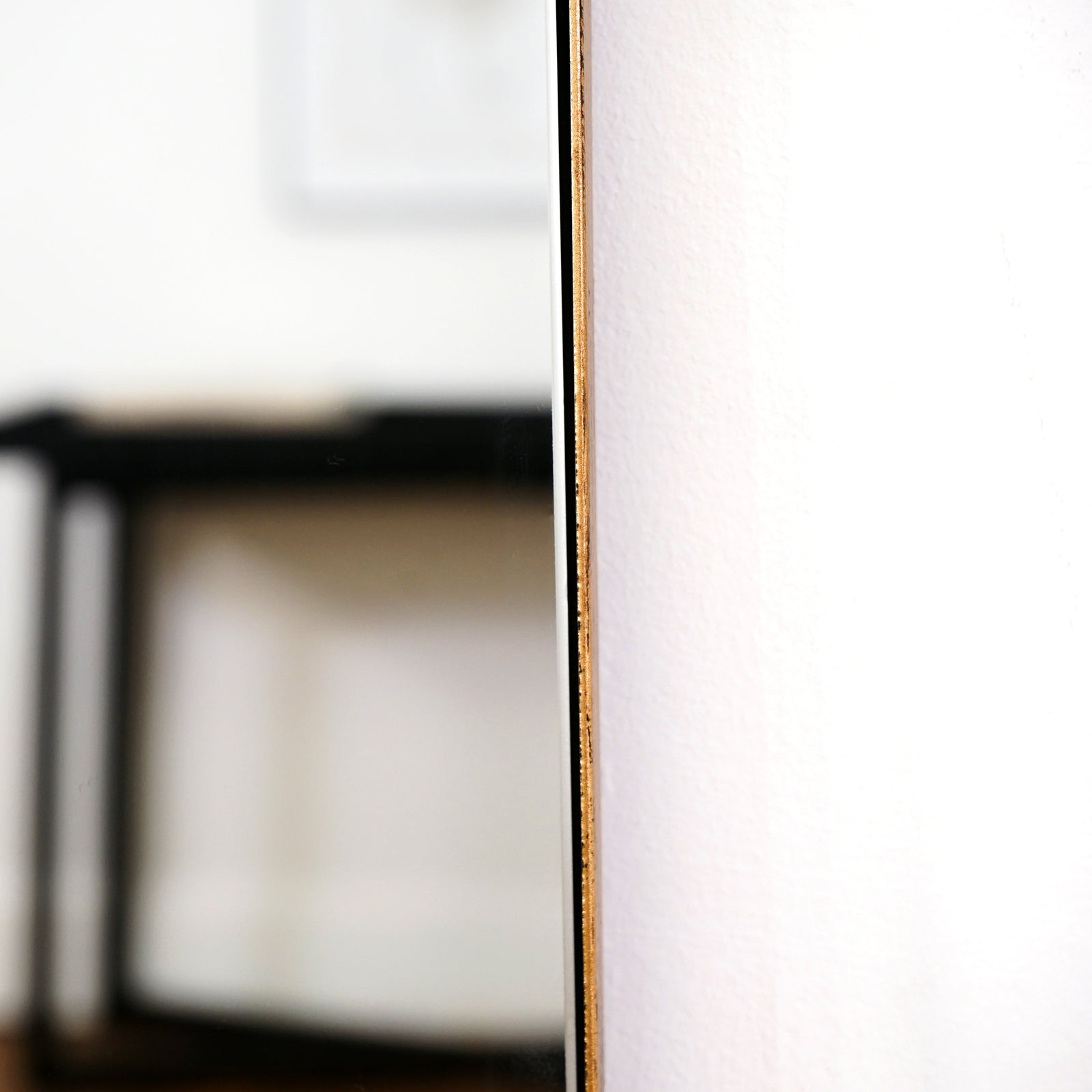 Full Length Gold Arched Large Metal Mirror 170cm x 50cm - Theo