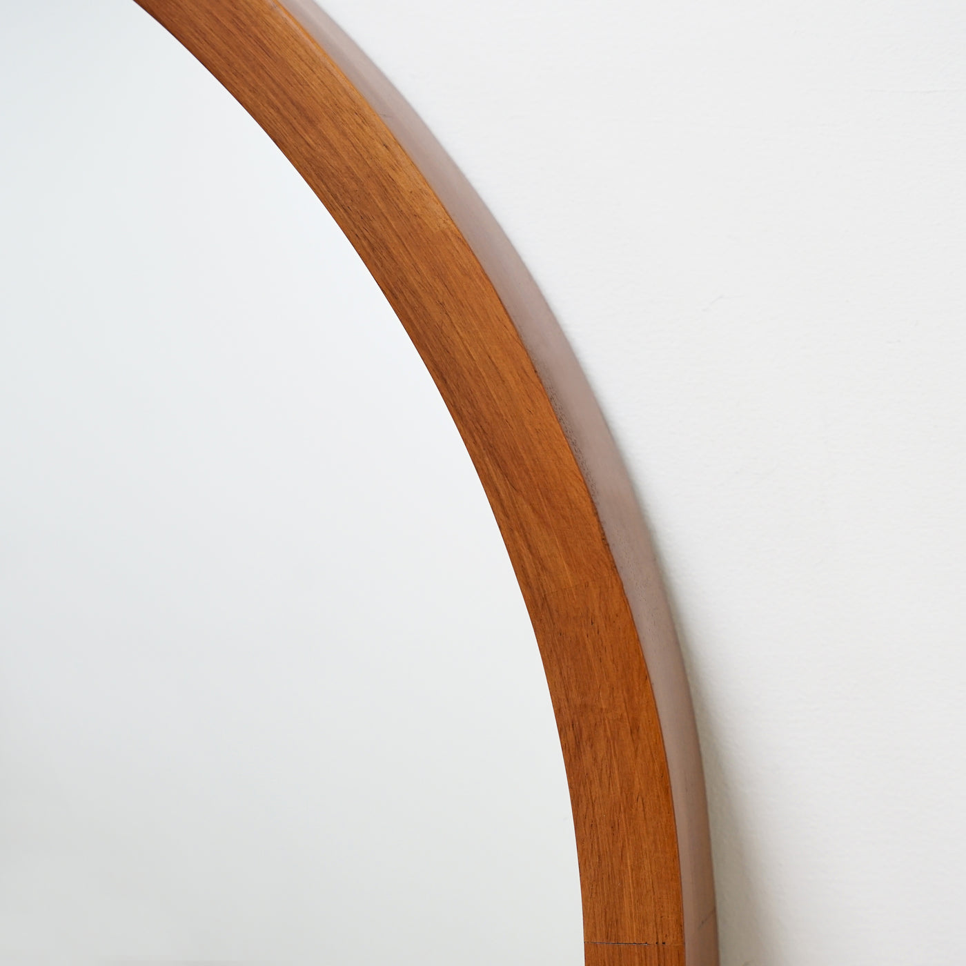 Walnut Organic Full Length Wooden Arched Mirror 170cm x 80cm - Lilia